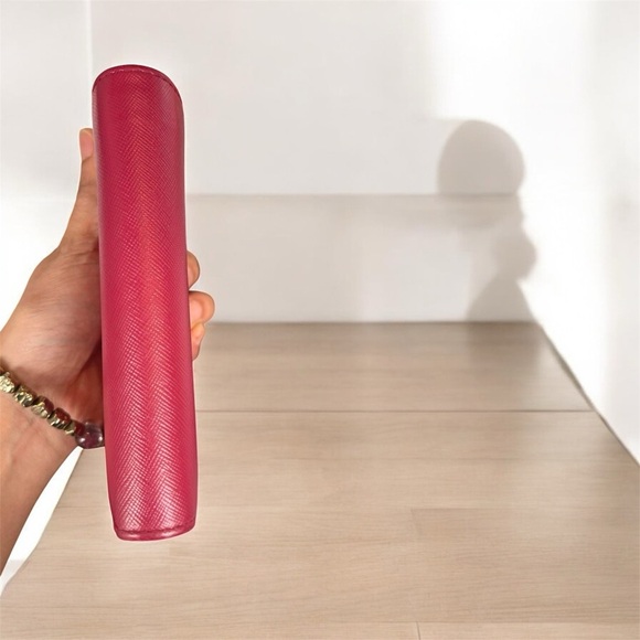 Prada Saffiano Leather Compact Wallet Pink - Picture 6 of 6